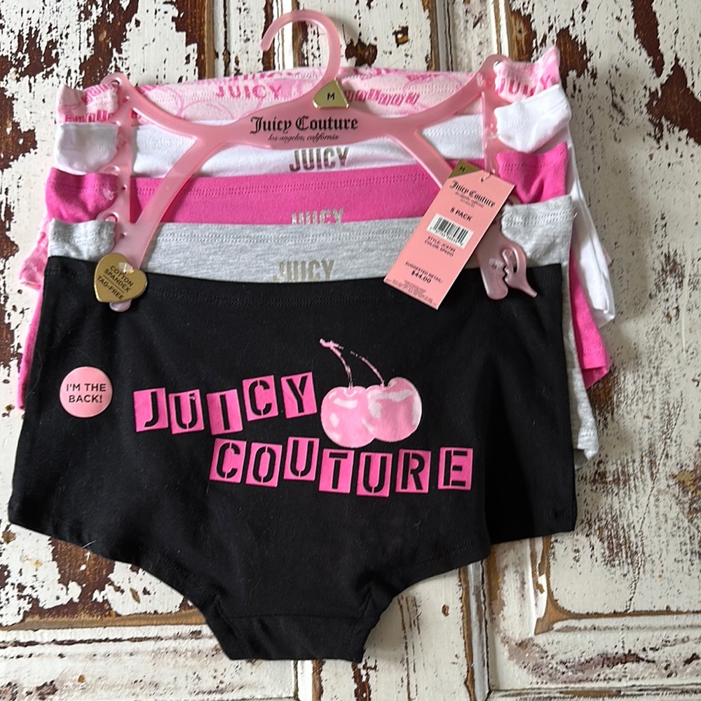 Juicy Couture (5)piece Women’s Panty set